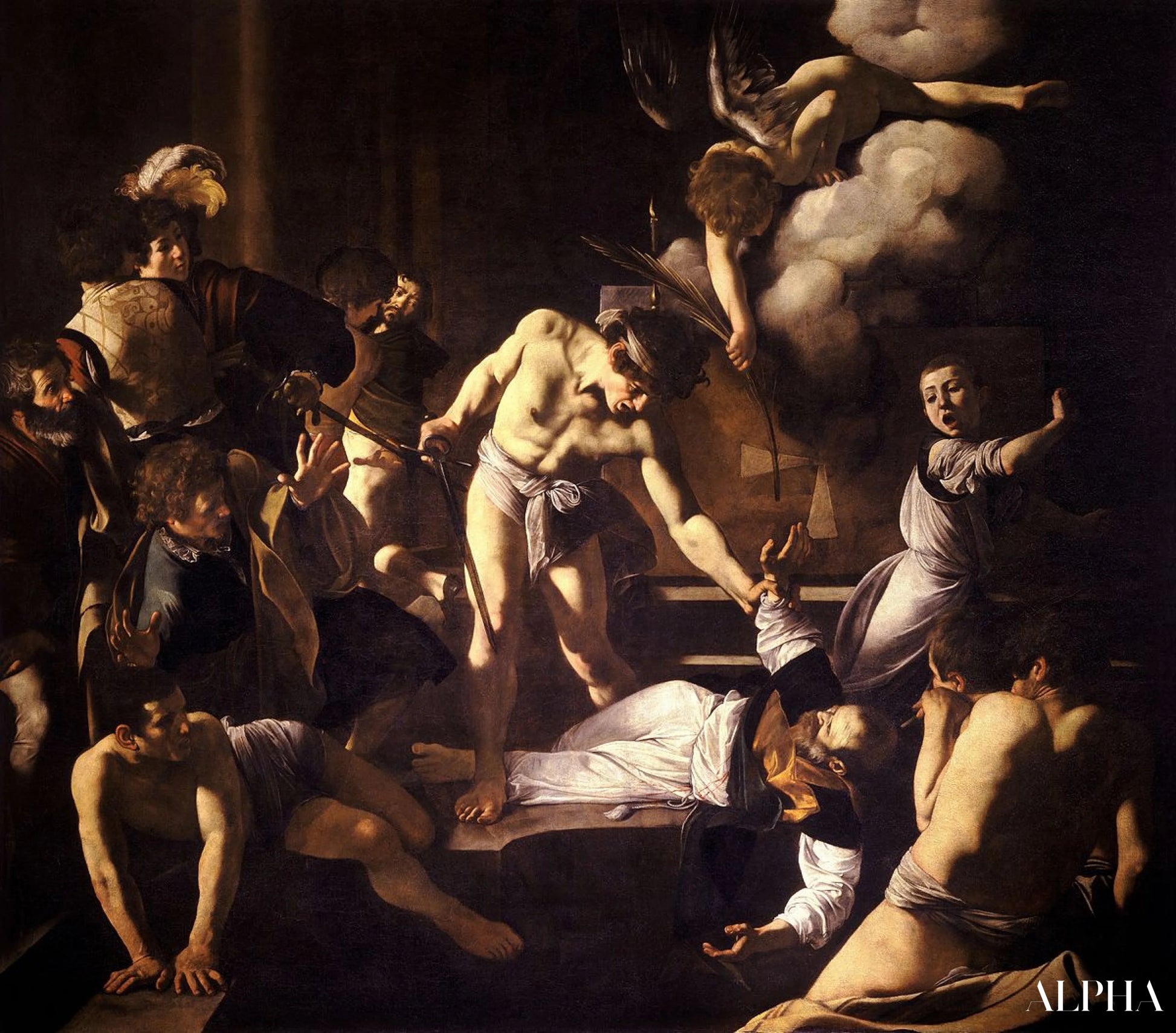 Le martyre de saint Matthieu - Le Caravage Reproductions de tableaux à la peinture à l’huile