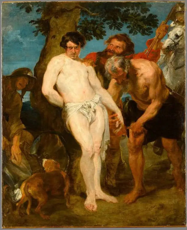 La martirio de san Sebastián - Antoine van Dyck