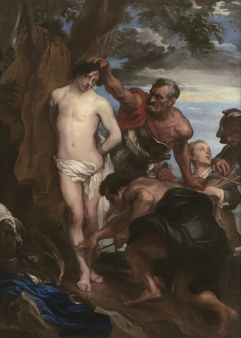 La martirio de San Sebastián. - Antoine van Dyck