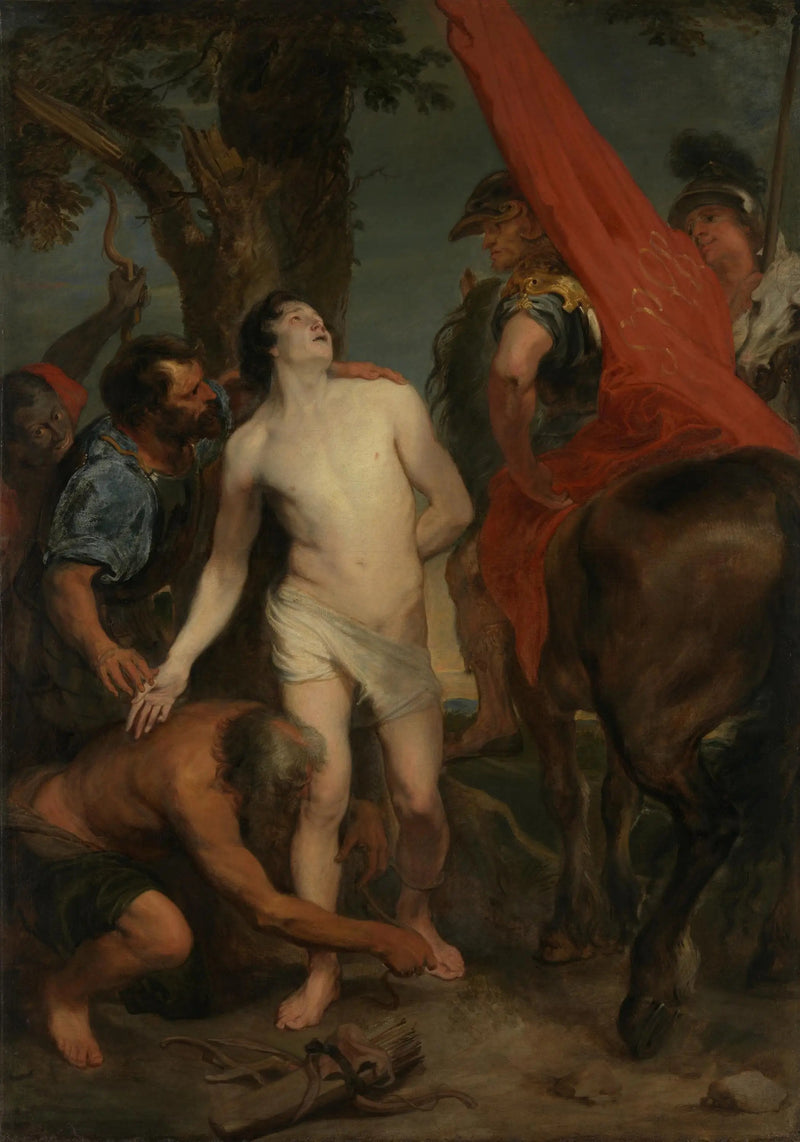 La martirio de San Sebastián. - Antoine van Dyck
