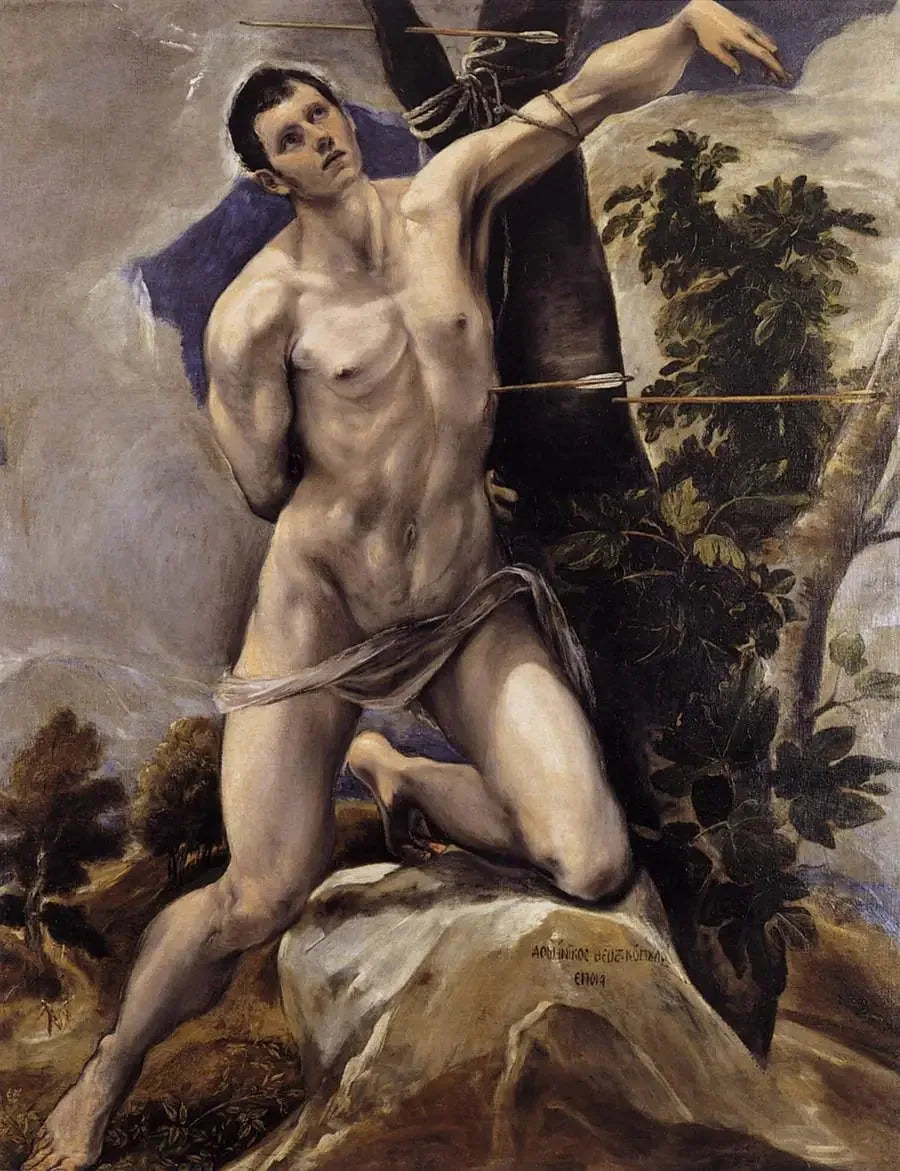 La martirio de San Sebastián - El Greco