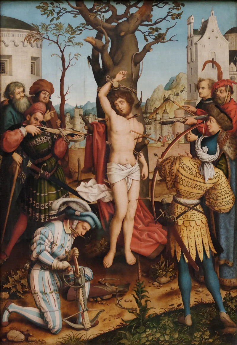 El martirio de San Sebastián - Hans Holbein el Viejo