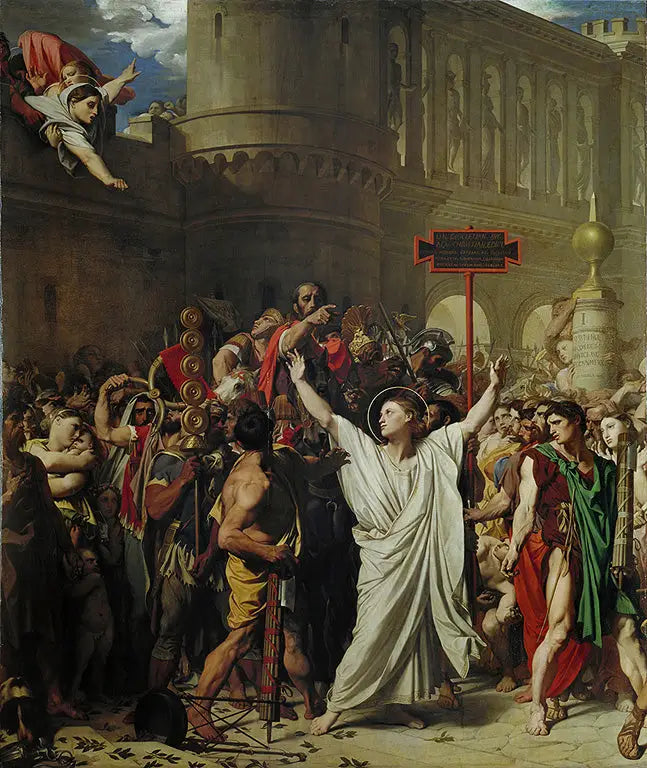 El Martirio de San Sinforiano - Jean-Auguste-Dominique Ingres