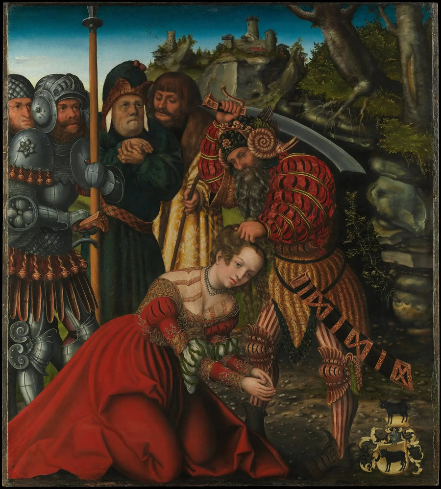 La martirio de Santa Bárbara - Lucas Cranach el Viejo