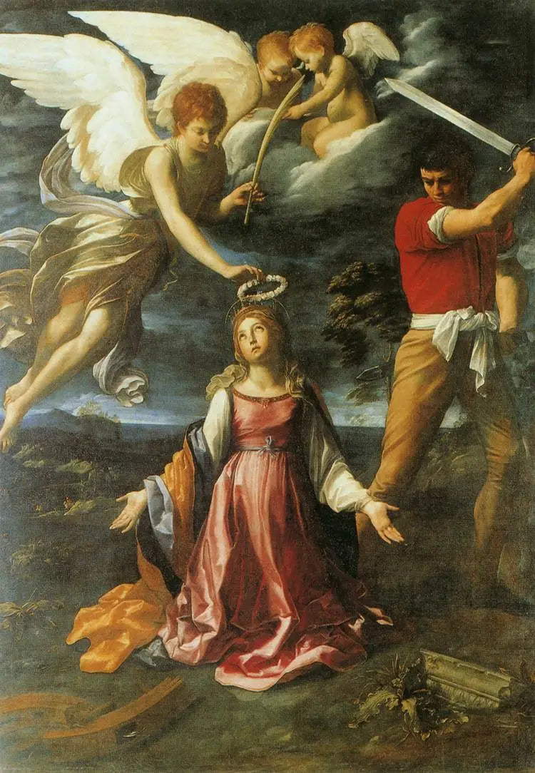 El martirio de Santa Catalina de Alejandría - Guido Reni