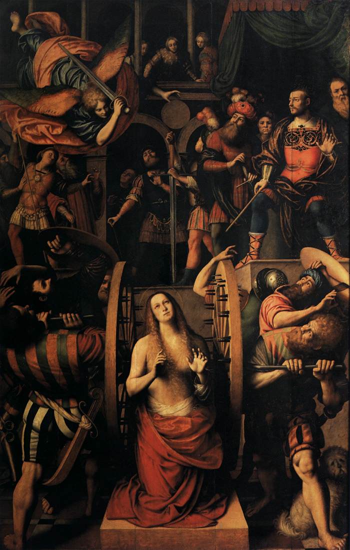 El martirio de Santa Catalina - Gaudenzio Ferrari