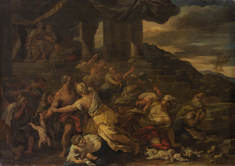 La masacre de los niños en Belén - Luca Giordano