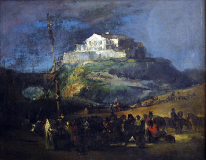 El mástil de mayo - Francisco de Goya