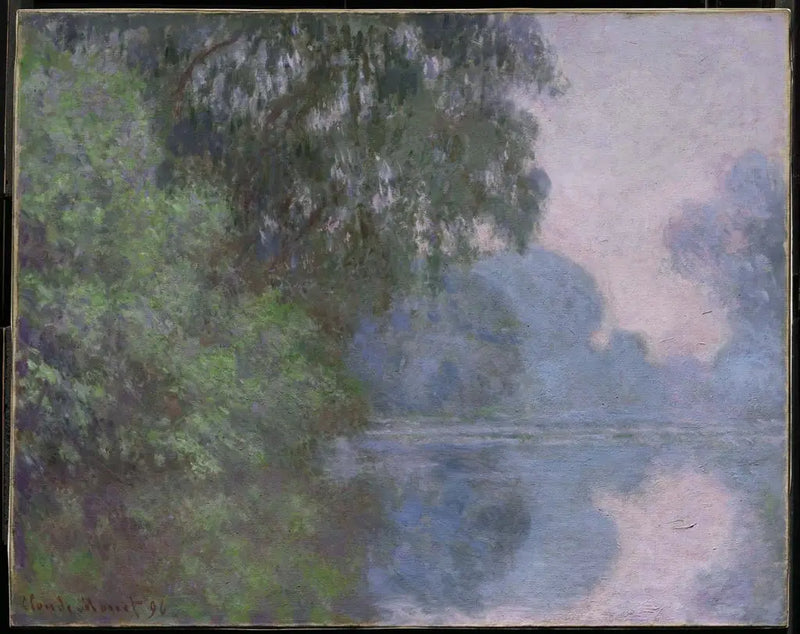 La mañana en el Sena, cerca de Giverny - Claude Monet