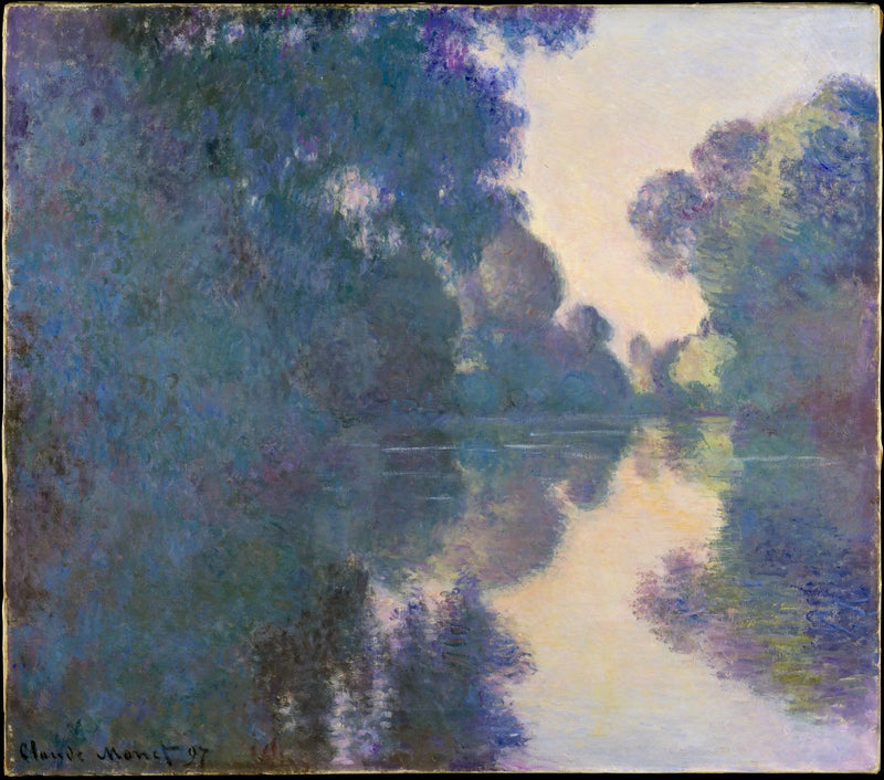 La mañana en el Sena cerca de Giverny - Claude Monet