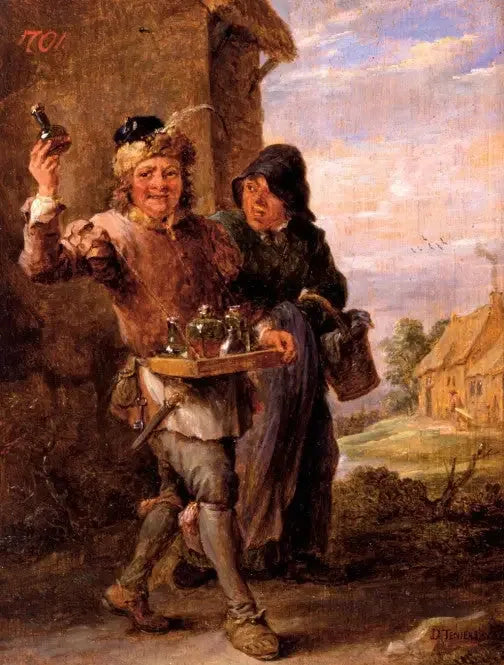 El médico de campo. - David Teniers el Joven