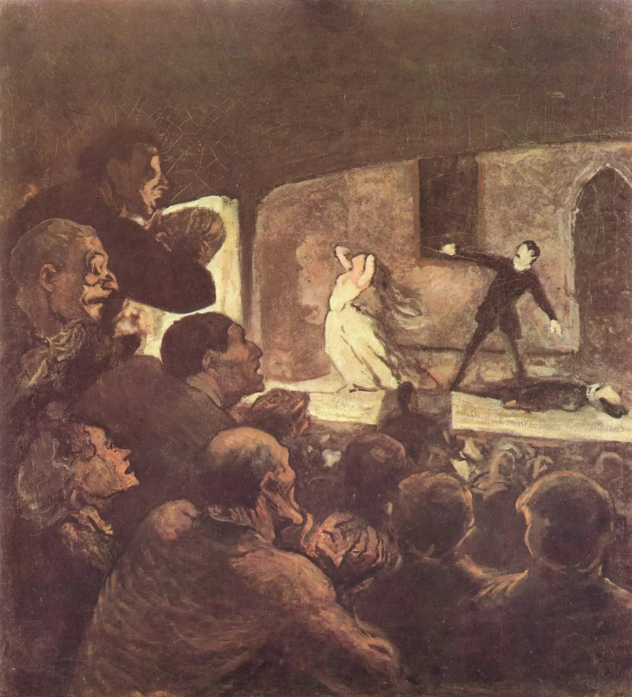 El Melodrama - Honoré Daumier