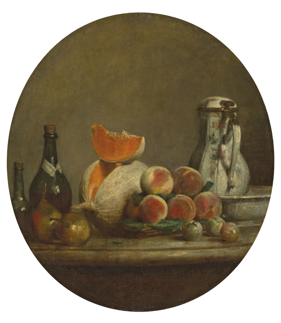 El Melón Comido - Jean Simeón Chardin