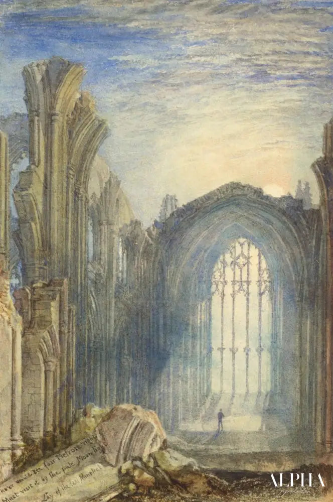 Le mensonge du dernier Ménestrel - William Turner - Reproductions de tableaux et peintures haut de gamme