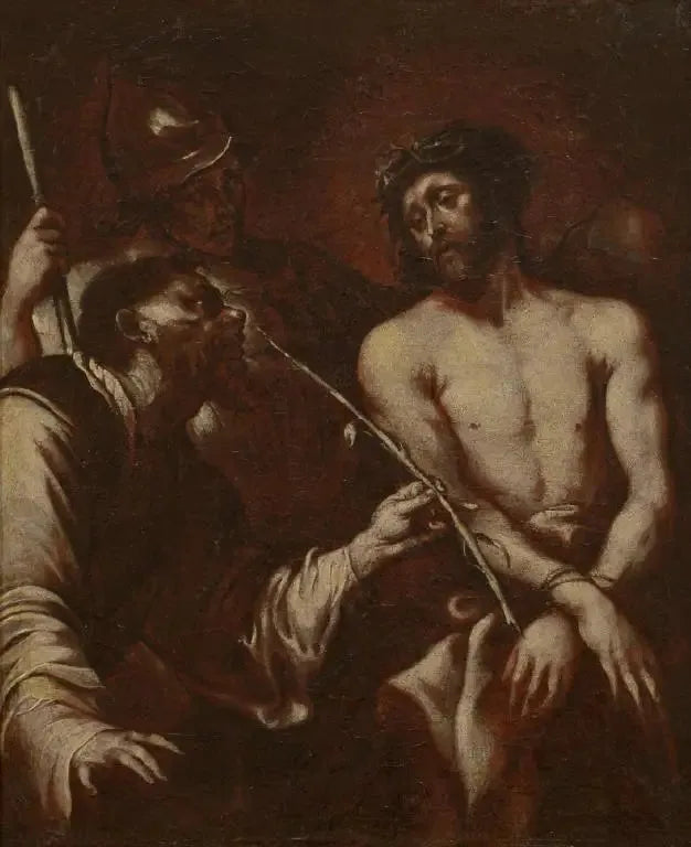 La despreciación de Cristo (Cristo burlado) - Antoine van Dyck