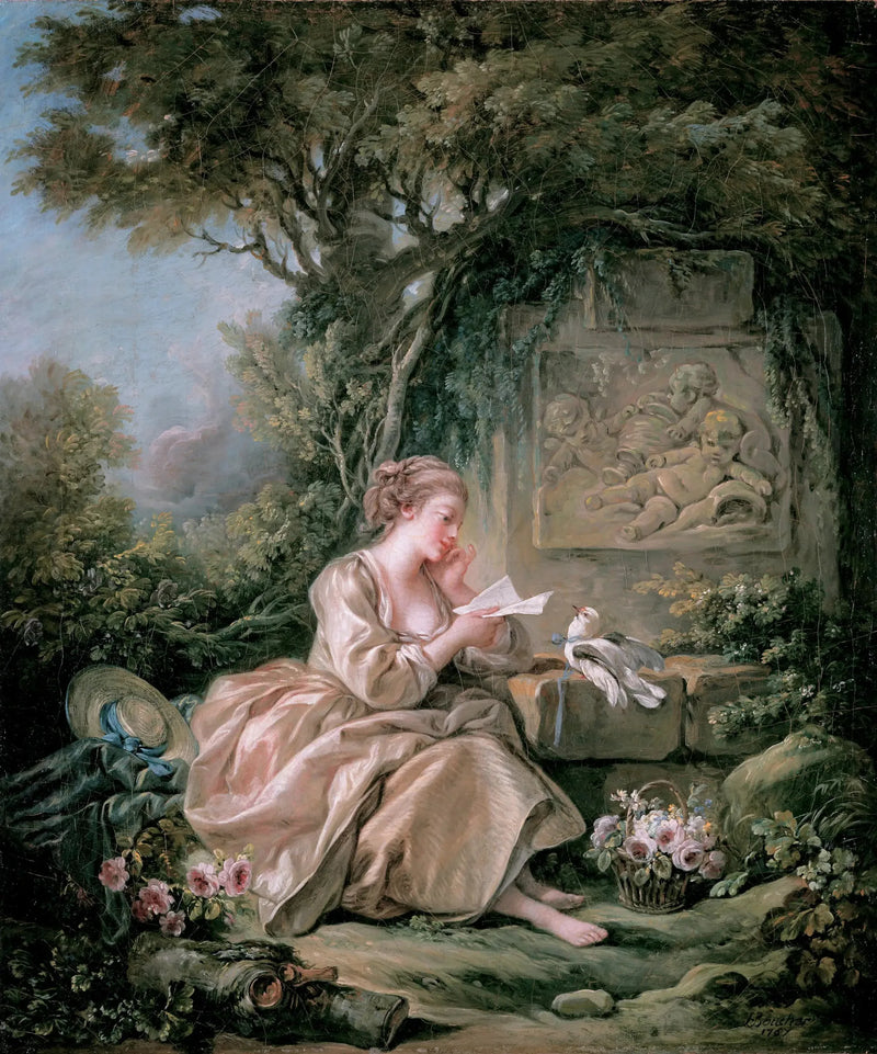 El mensajero discreto - François Boucher