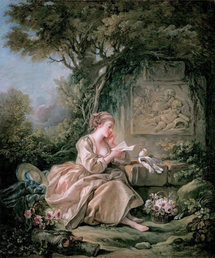 El mensajero discreto - François Boucher