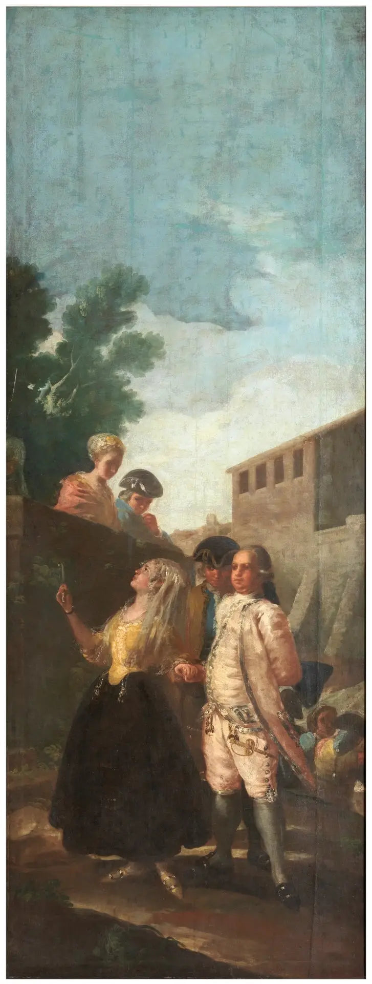 El militar y la dama - Francisco de Goya