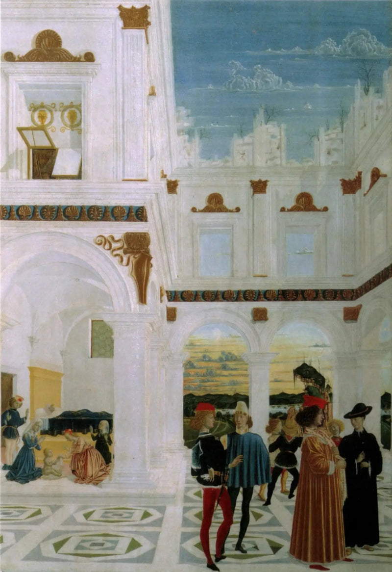 El Milagro del niño muerto - Pietro Perugino