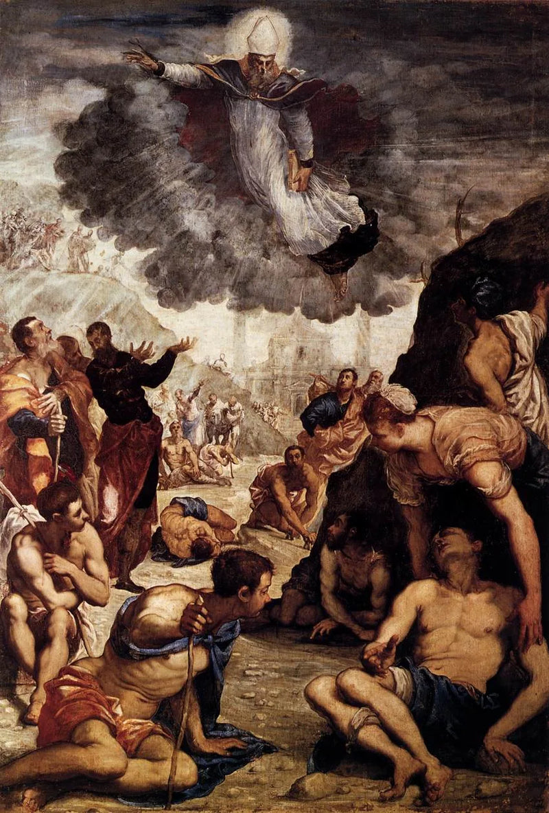 El milagro de san Agustín - Jacopo Tintoretto