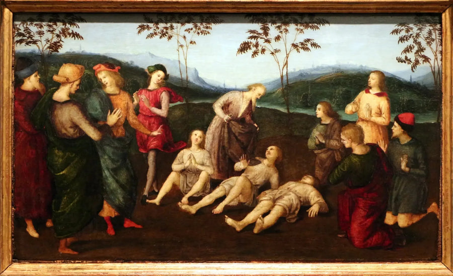 El milagro de san Eusebio de Cremona - Rafael Sanzio