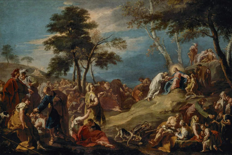 El milagro de los panes y los peces - Giovanni Battista Pittoni