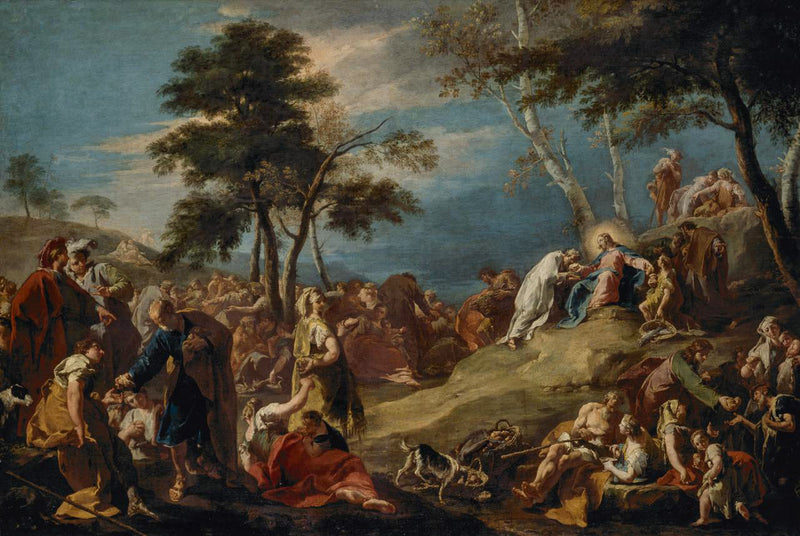 El milagro de los panes y los peces - Giovanni Battista Pittoni