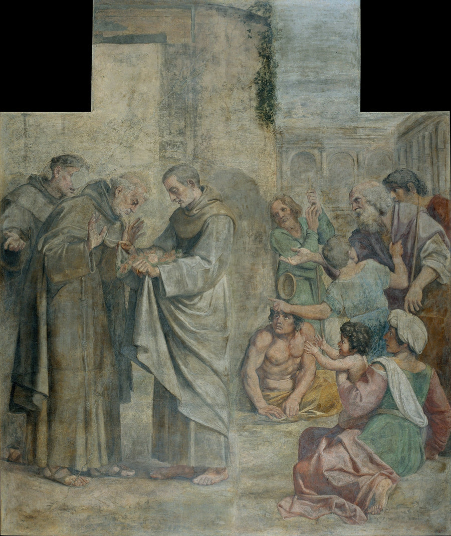 El milagro de las rosas - Annibale Carracci