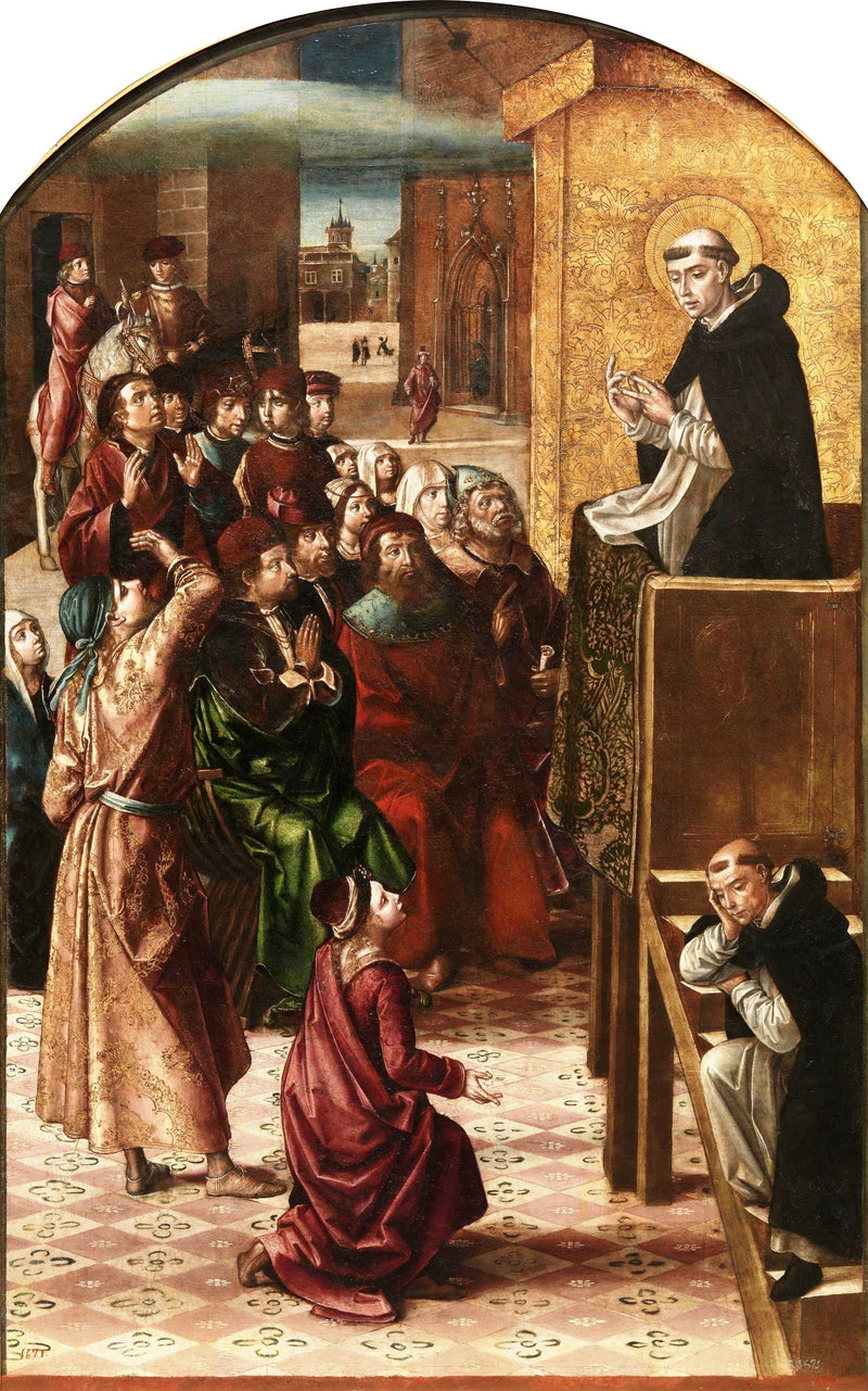 El milagro de la nube - Pedro Berruguete