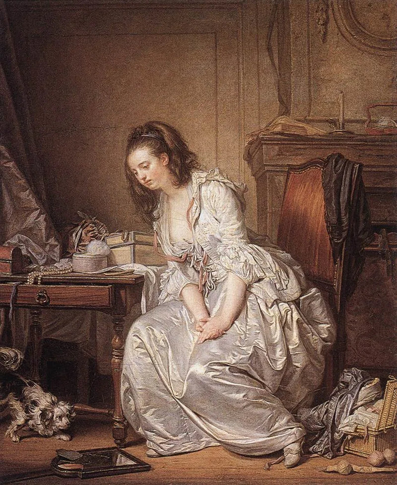 El espejo roto - Jean-Baptiste Greuze