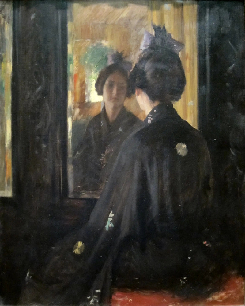 El espejo - William Merritt Chase