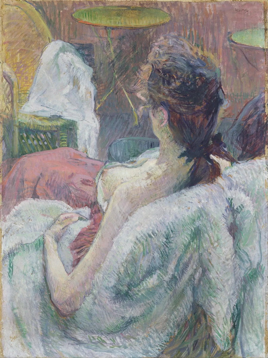 El modelo en reposo - Henri de Toulouse-Lautrec