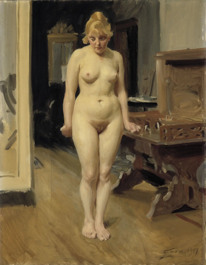 El modelo tímido - Anders Zorn