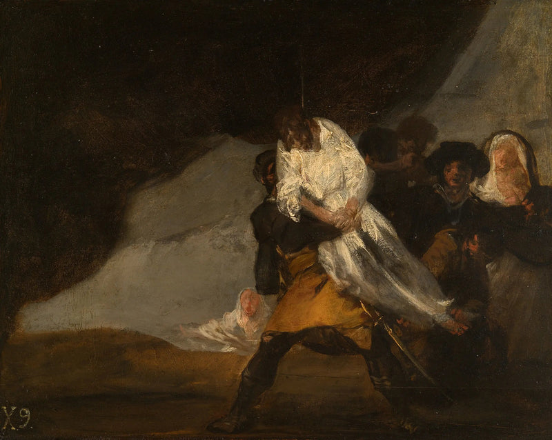 El monje ahorcado - Francisco de Goya