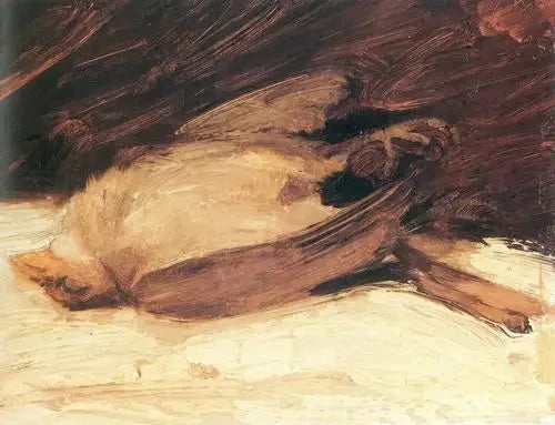 El gorrión muerto - Franz Marc