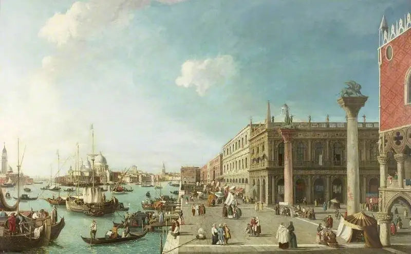 El Molo, Venecia, vista hacia el oeste - Canaletto