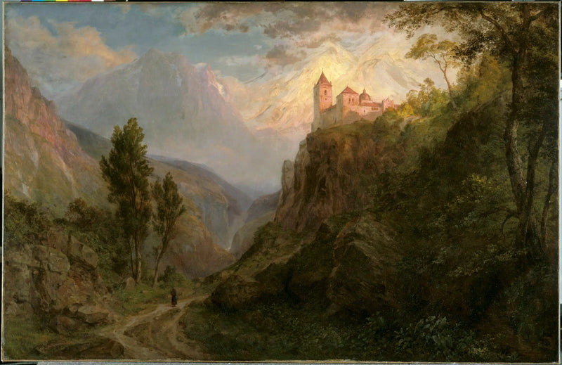 El monasterio de San Pedro (Nuestra Señora de las Nieves) - Frederic Edwin Church