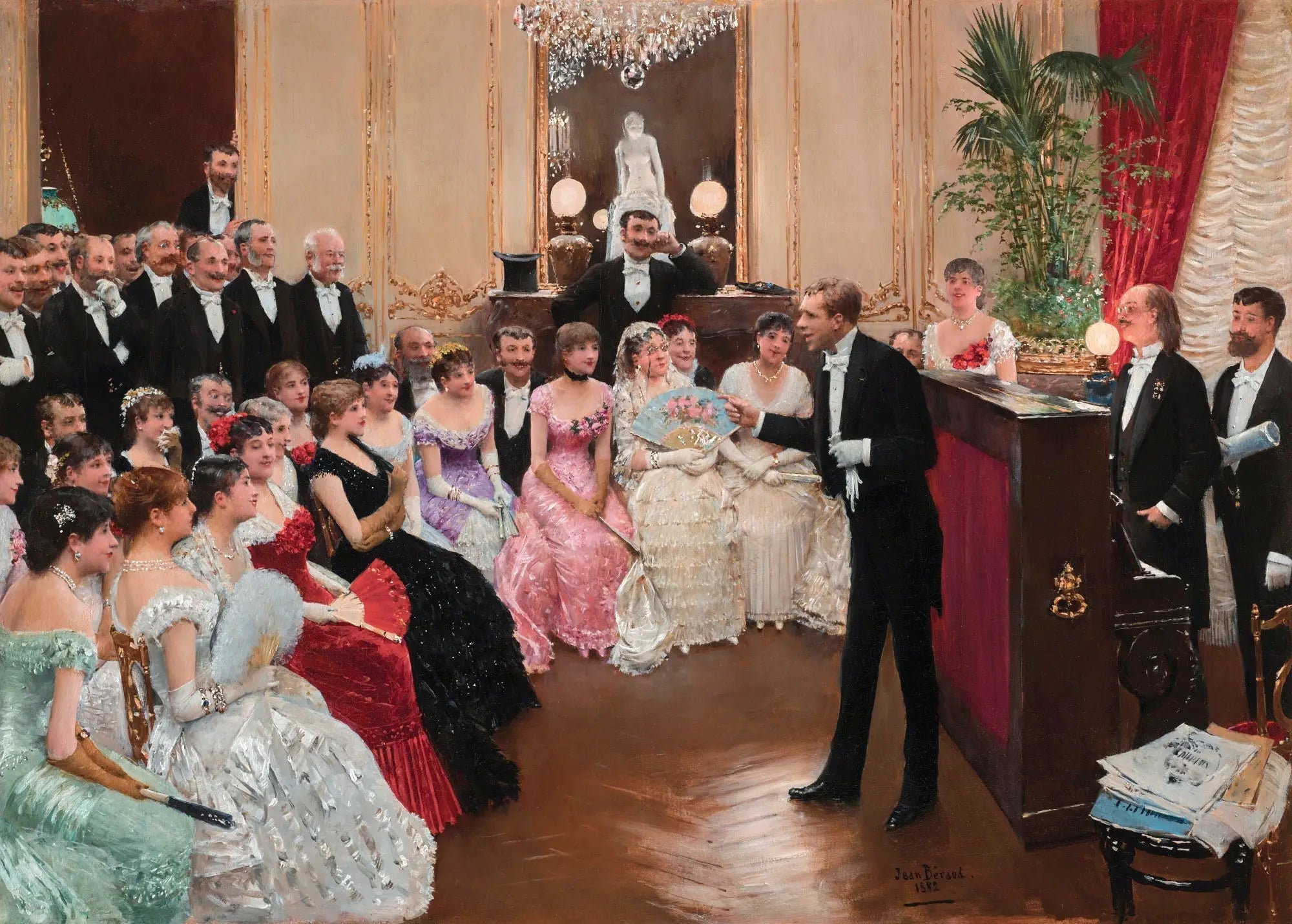 Le Monologue - Jean Béraud image 1 tableau peint à l’huile sur toile
