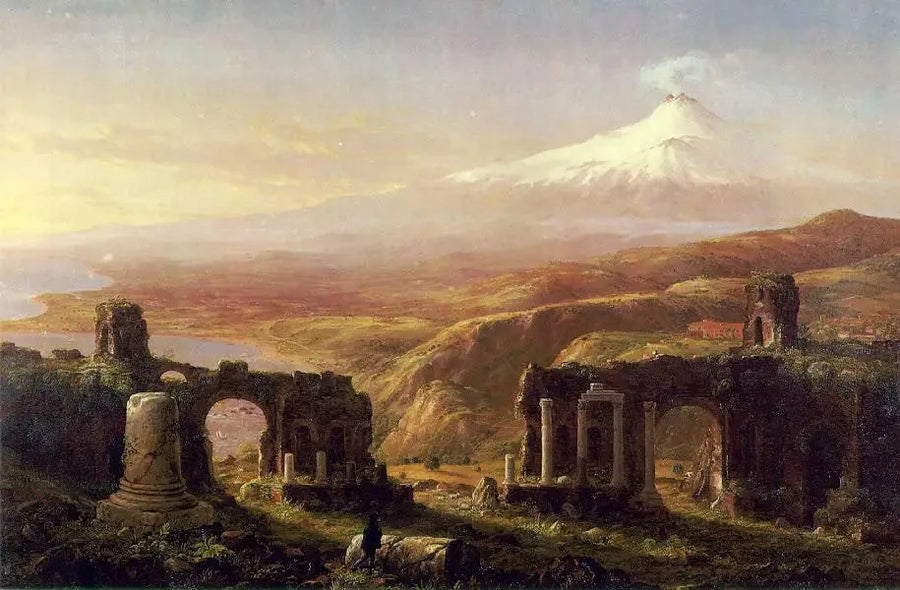 El monte Etna desde Taormina - Thomas Cole