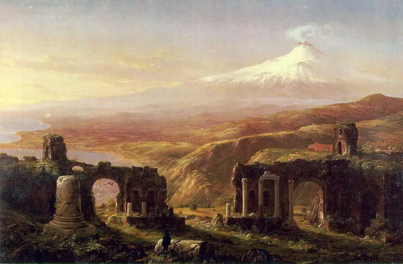 El monte Etna desde Taormina - Thomas Cole