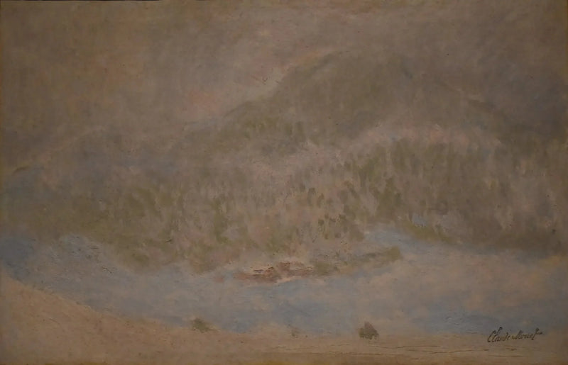 El Monte Kolsaas, Noruega (Tormenta de nieve) - Claude Monet