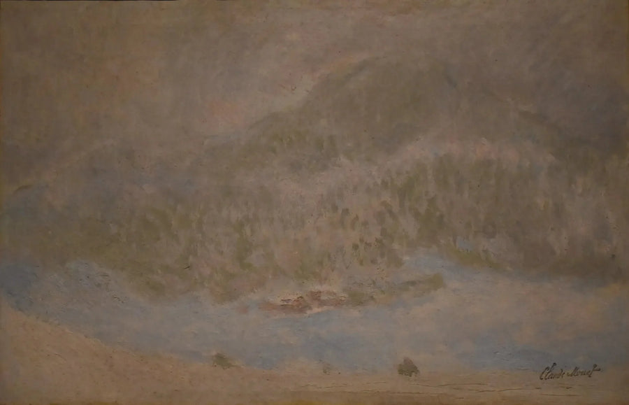 El Monte Kolsaas, Noruega (Tormenta de nieve) - Claude Monet