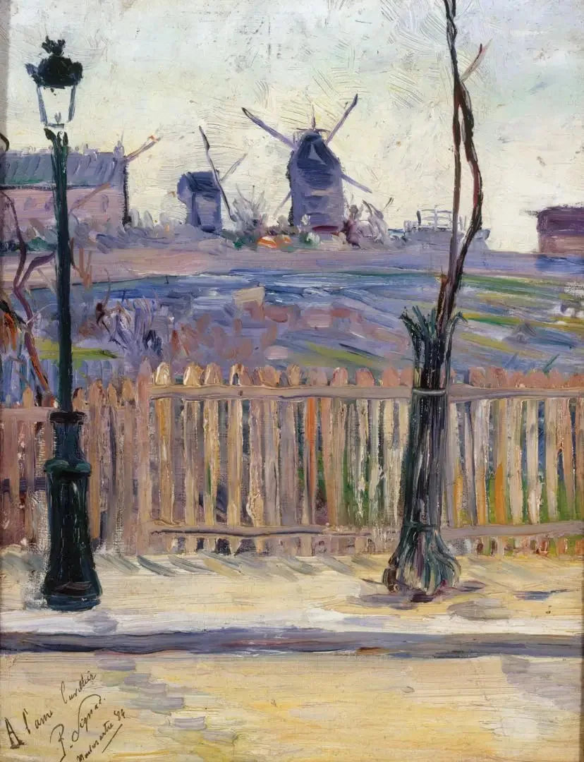 El Molino de la Galette, en Montmartre - Paul Signac