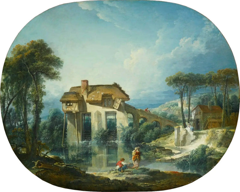 El molino de Quiquengrogne en Charenton - François Boucher