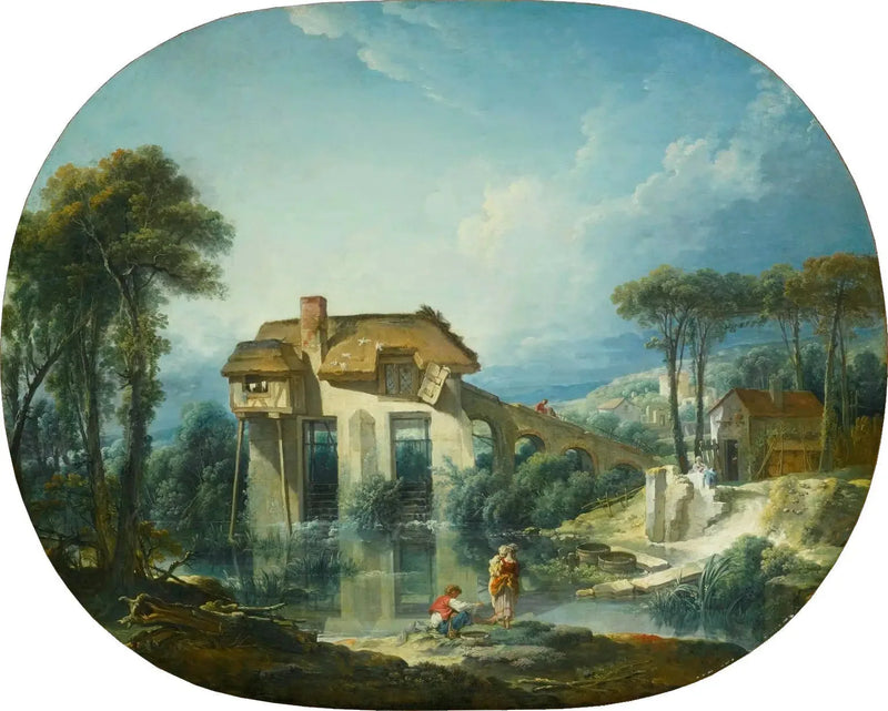 El molino de Quiquengrogne en Charenton - François Boucher