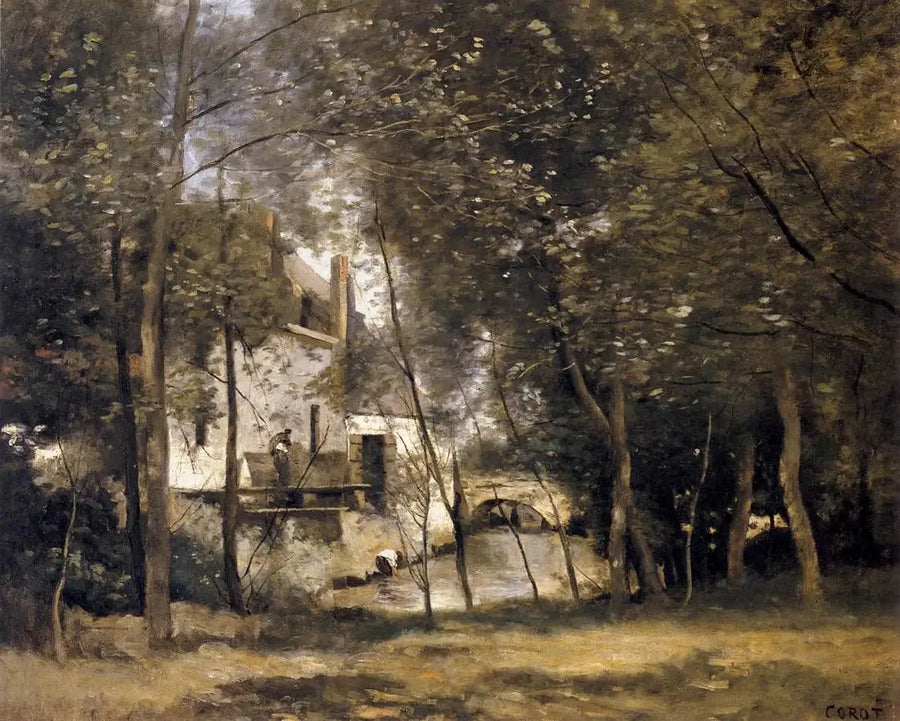 El molino de Saint-Nicolas-lez-Arras - Jean-Baptiste Camille Corot