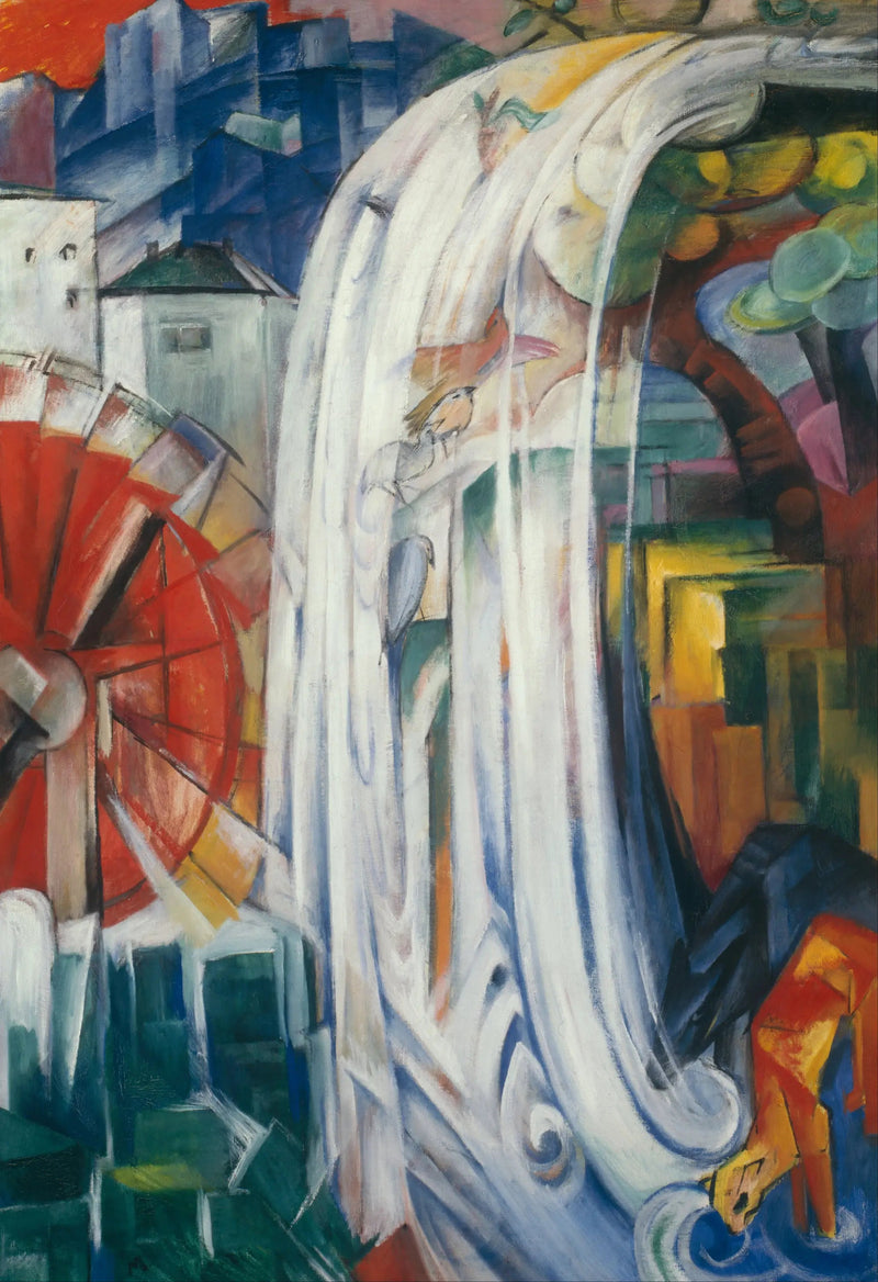 El Molino Encantado - Franz Marc