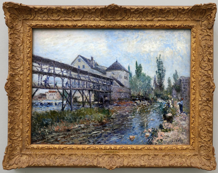 El Molino Provencher en Moret - Alfred Sisley