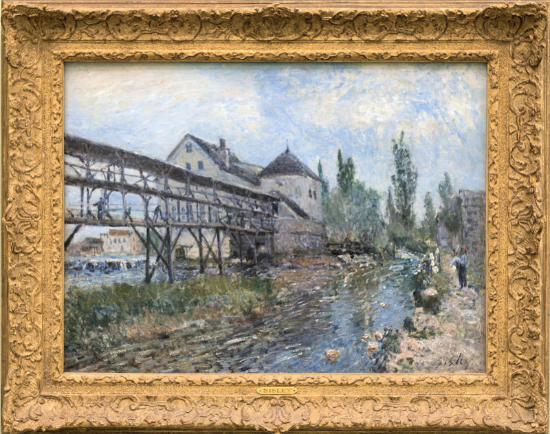 El Molino Provencher en Moret - Alfred Sisley