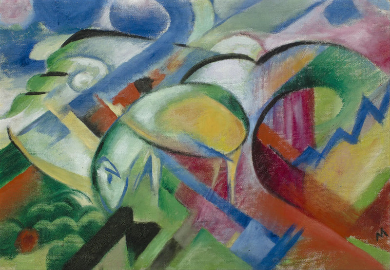 La oveja - Franz Marc